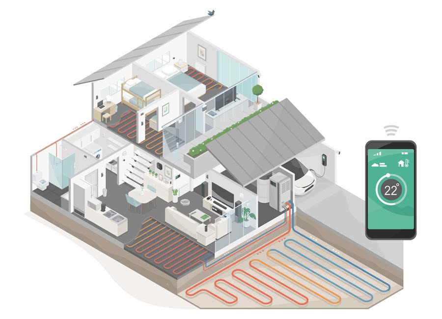 Illustration Haustechnik